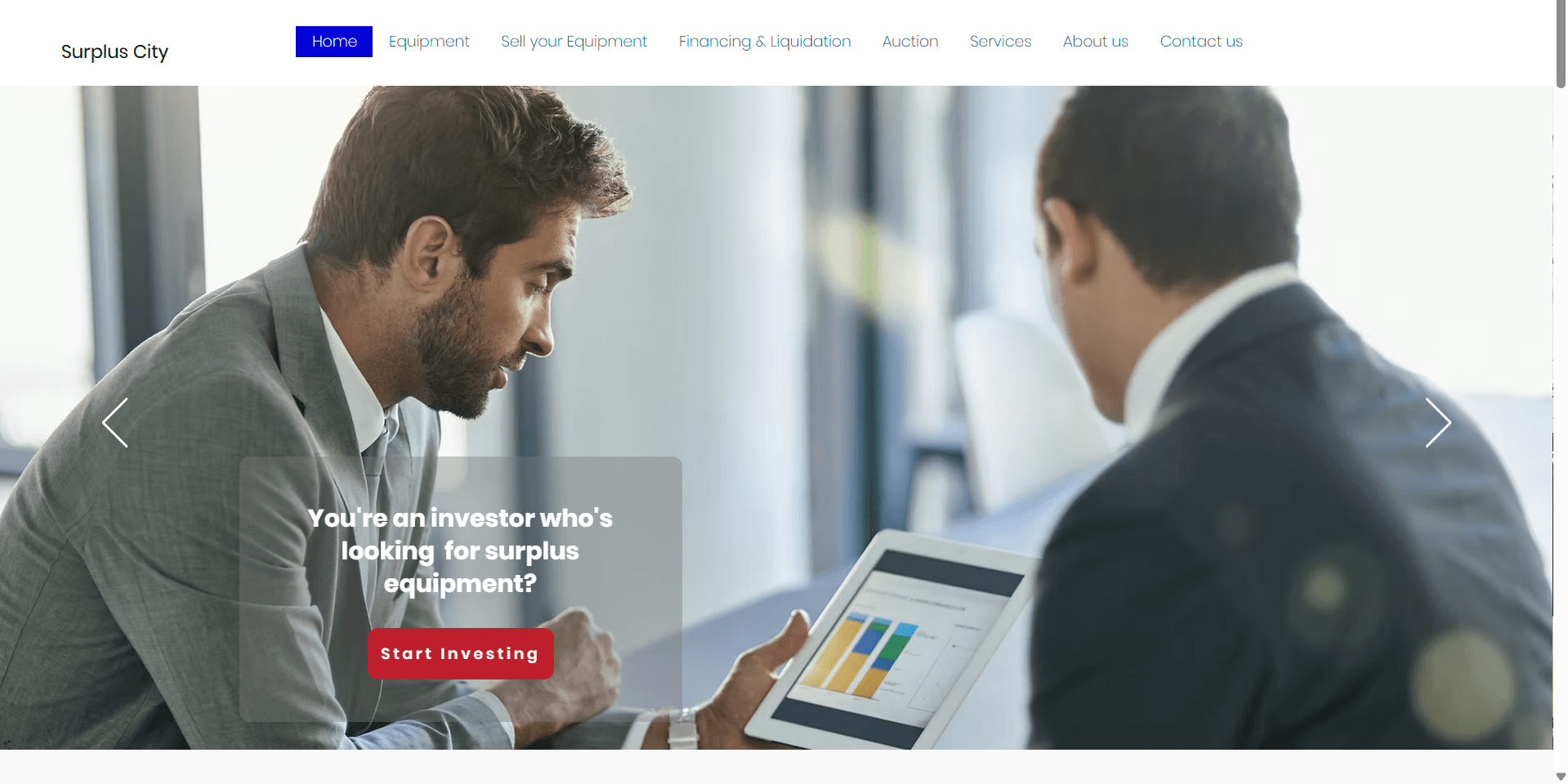 SurplusCity Equipment Marketplace